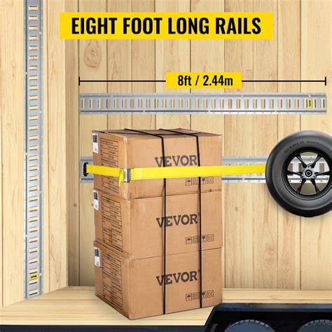 8 foot e track rails